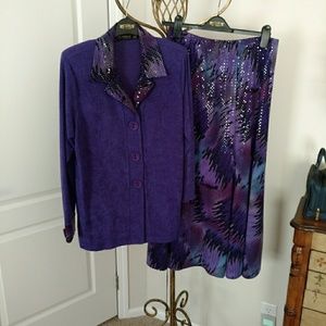 Picadilly fashions skirt and jacket set